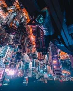 Eine Welt der Zukunft mit Künstlicher Intelligenz