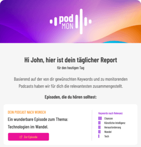 Podcast-Report-Medienbeobachtung-Clipping